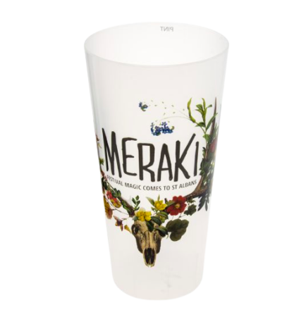 Meraki Festival Printed Pint Cup