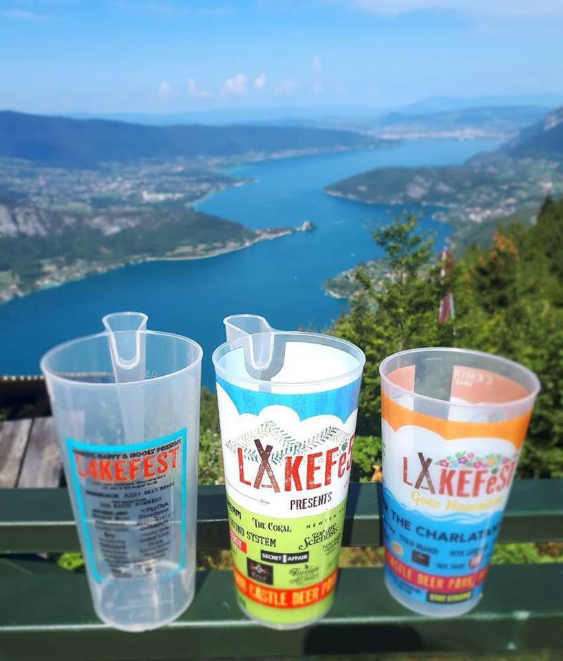 Lakefest printed festival cups